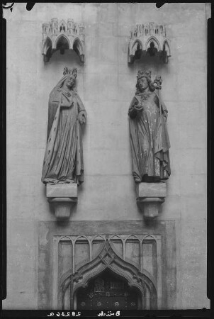 Meißen. Dom, Stifterfiguren Otto I. u. Adelheid