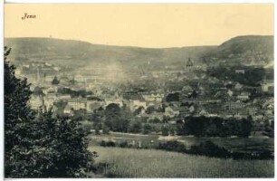 Jena. Blick auf Jena