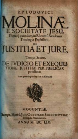 De iustitia & iure : opus in sex tomos divisum, 6