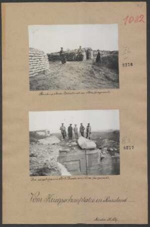 Im zerschoßenen Fort Dembe von Nowo Georgiensk