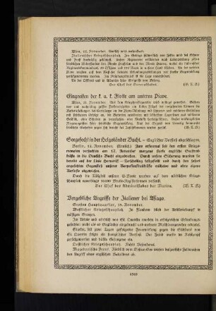 Vergebliche Angriffe der Italiener bei Asiago.