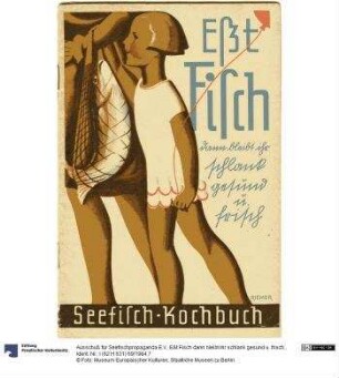 Eßt Fisch dann bleibt ihr schlank gesund u. frisch.