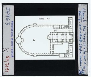 Olmütz, Wallfahrtsbasilika Mariä Heimsuchung auf dem Heiligenberg : Grundriss