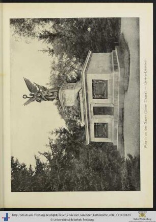 Illustration: Woerth an der Sauer (Unter-Elsass) – Bayern-Denkmal.