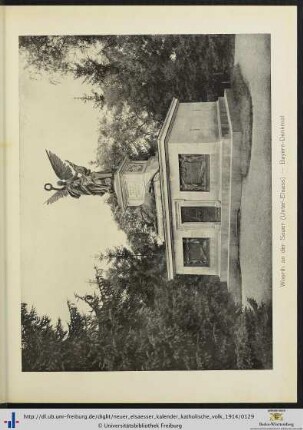 Illustration: Woerth an der Sauer (Unter-Elsass) – Bayern-Denkmal.