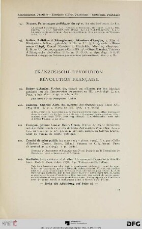 Französische Revolution (Nr. 99-108)