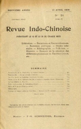 15 Avril 1906. No 31