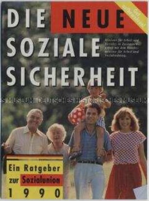 Sonderdruck zur Sozialunion zwischen der Bundesrepublik und der DDR