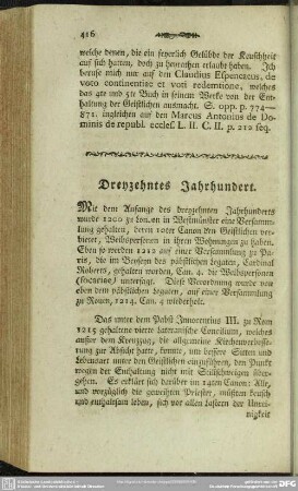 Dreyzehntes Jahrhundert