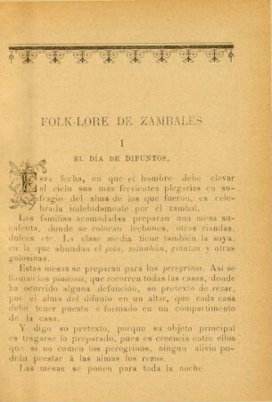 Folk-lore de Zambales