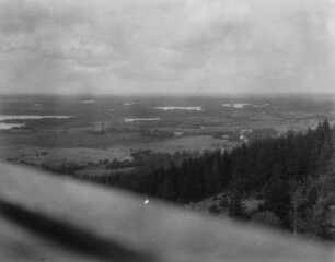 Landschaft : Blick vom Billing Berg auf eine bewaldete Landschaft