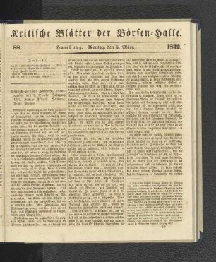 88. 5. März 1832