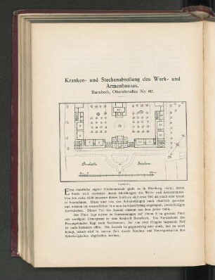 Kranken- und Siechenabteilung des Werk- und Armenhauses.