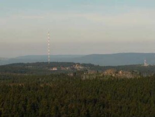 Blick vom Brocken zum Torfhaus im Hochharz