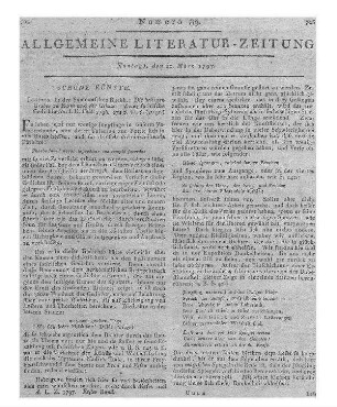 Journal der bildenden Künste. H. 1-2. Nürnberg: Grattenauer; Leipzig: Fleischer 1795