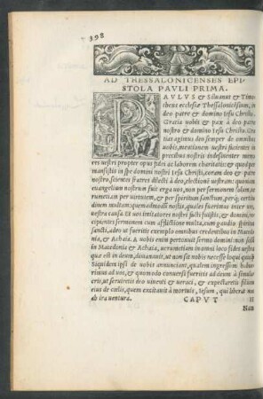 Ad Thessalonicenses Epistola Pauli Prima.