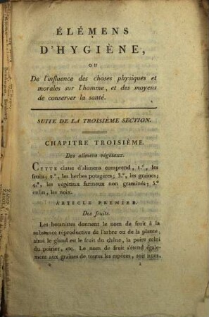 Élémens d'Hygiène, 2