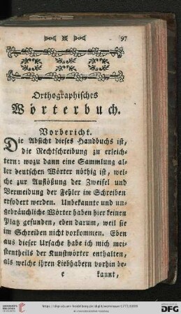 Orthographisches Wörterbuch