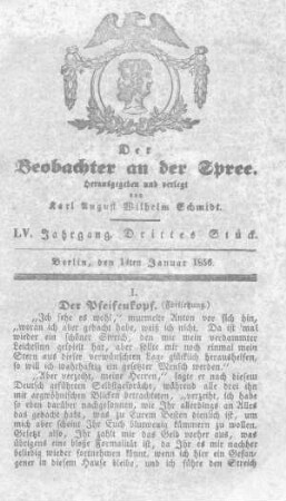 3. Stück, 14. Januar 1856