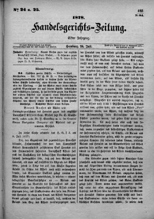 No. 24 u. 25. 24. Juli 1878