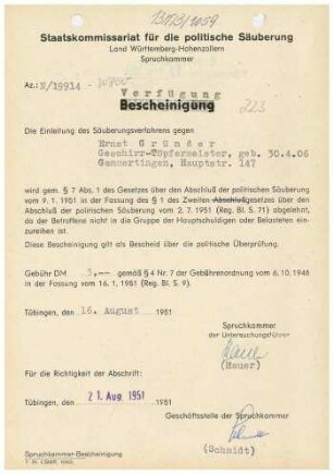 Gründer, Ernst