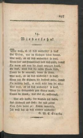 14. Wiedersehn!