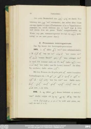 E. Pronomen interrogativum.
