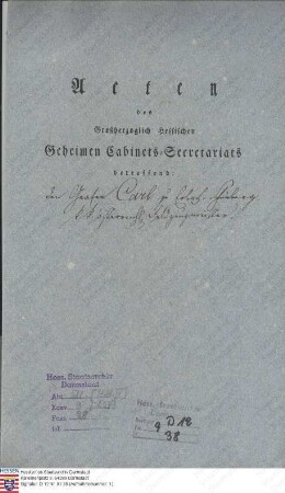 Erbach-Schönberg, Carl, k.k. österreichischer Feldzeugmeister