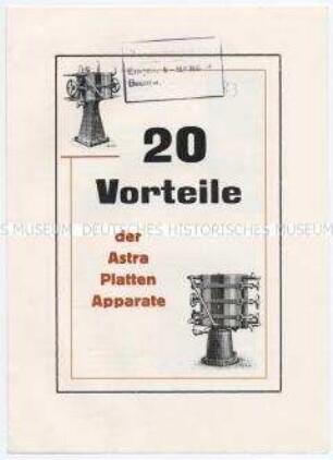 Milcherhitzung mittels Astra-Platten-Apparaten