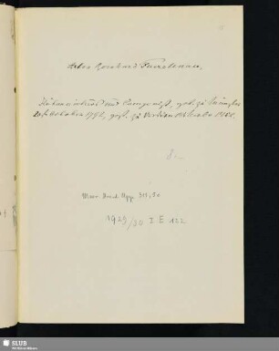 Nr. 5e. Fürstenau, Anton Bernhard