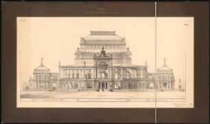 Theater auf dem Lützowplatz, Berlin: Vorderansicht 1:100