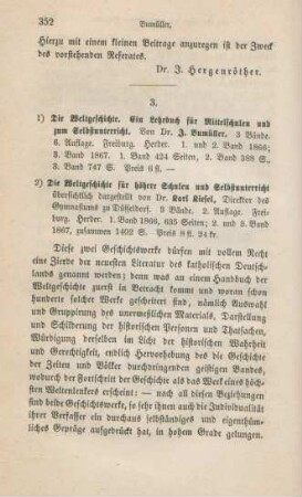 352-380 [Rezension] Bumüller, Johannes, Die Weltgeschichte