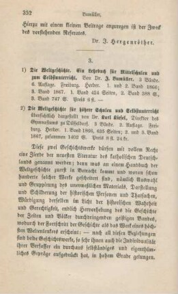 352-380 [Rezension] Bumüller, Johannes, Die Weltgeschichte