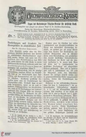 20: Darstellungen und Symbole der Evangelisten in altchristlicher Zeit