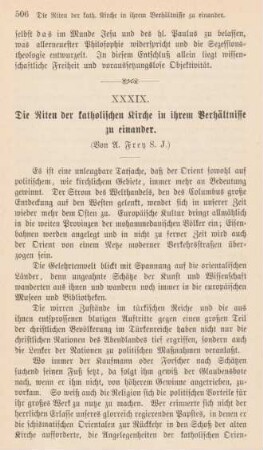 506-525 Die Riten der katholischen Kirche in ihrem Verhältnisse zu einander