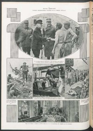 Últimas informaciones gráficas de la guerra europea [Fotografías y dibujos]