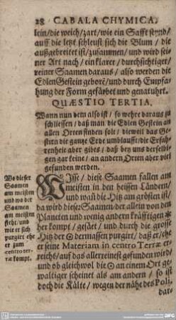 Questio Tertia.