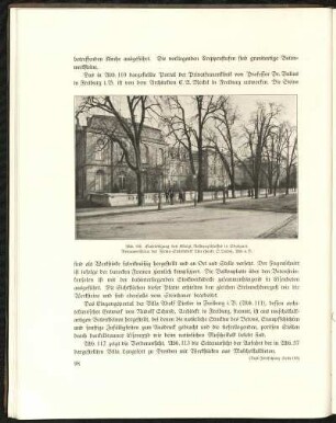 Abb. 106. Einfriedigung des Königl. Residenzschlosses in Stuttgart. Betonwerksteine der Firma Steinfabrik Ulm (heute O. Leube), Ulm a. D.