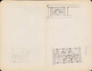 Ornamentik, Bozen: Details (aus: Skizzenalbum 5)