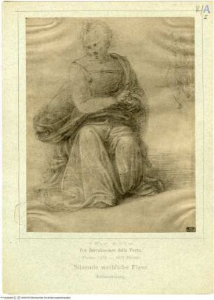 Sitzende weibliche Figur