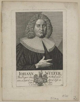 Bildnis des Iohann Wülfer