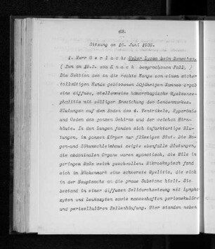 Sitzung am 16. Juni 1925.