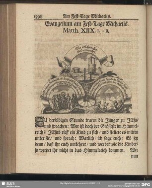 Evangelium am Fest-Tage Michaelis. Matth. XIIX. 1. – 11.