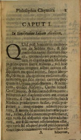 Philosophia chemica Experimentis confirmata : Accedit Perspicillum chymicum contra Non-entia chymica