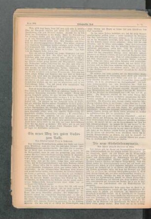 ¬Ein¬ neuer Weg des guten Buches zum Volke