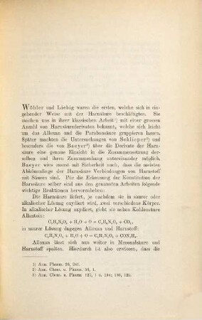 Synthese der Harnsäure
