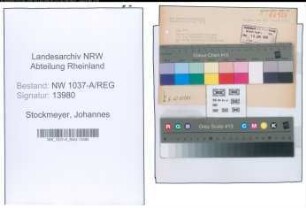 Entnazifizierung Johannes Stockmeyer , geb. 00.00.0000 (Kaufmann)
