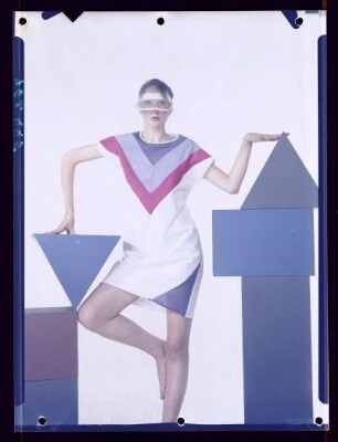 Modeaufnahmen für Ausstellung und Anzeigengestaltung : VVB Textima. Modeaufnahmen für Ausstellung und Anzeigengestaltung