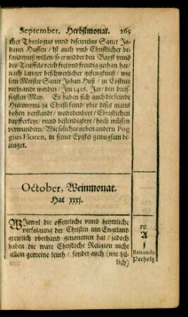 October, Weinmonat. Hat xxxi.