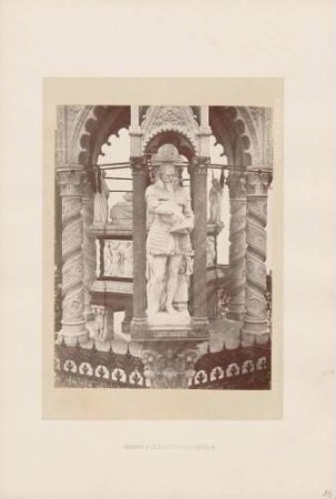 Detailansicht (August, Herzog zu Braunschweig-Lüneburg) des Brunswick-Monuments (Denkmal Herzog Karls II. von Braunschweig) in Genf